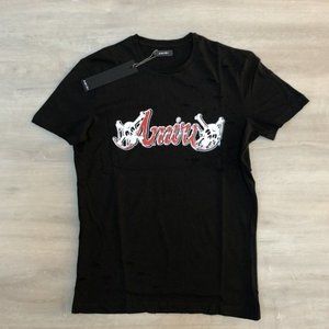 Amiri Destroyed Style Black Color T-Shirt